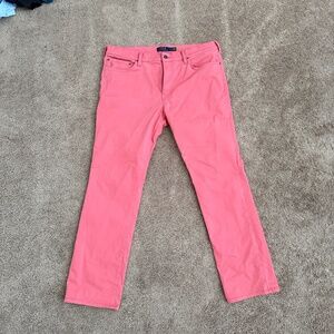 Polo Ralph Lauren Varick Stretch Slim Straight Pant 36 x 32 - Pink/Salmon